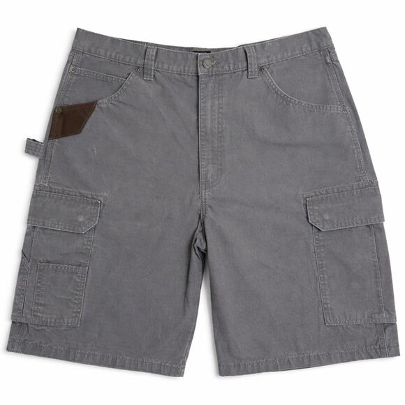 Wrangler Other - Wrangler Workwear Cargo Shorts Gray Ripstop Men’s Size 40 Utility Hiking Casual